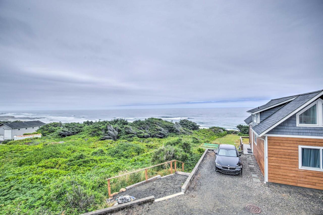Chic Beachfront Abode With Balcony And Beach Access! Yachats Exterior foto